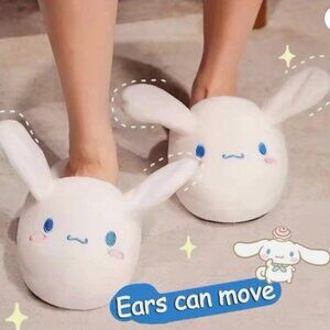 Sanrio‎ Cinnamoroll Slippers with Movable Ears Size 5-7
